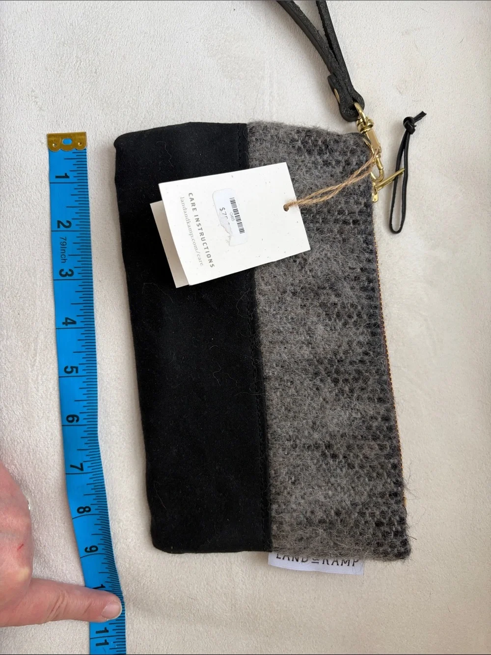 Land & Kamp handmade wristlet